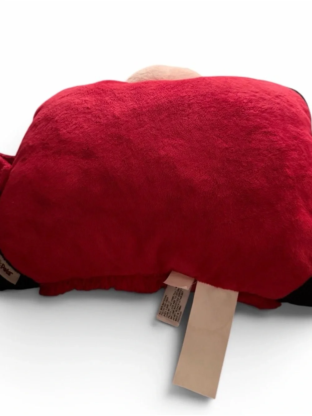 Pillow Pets Ms. Ladybug Plush Red Black Dotted Folding Stuffed Animal Large 18”